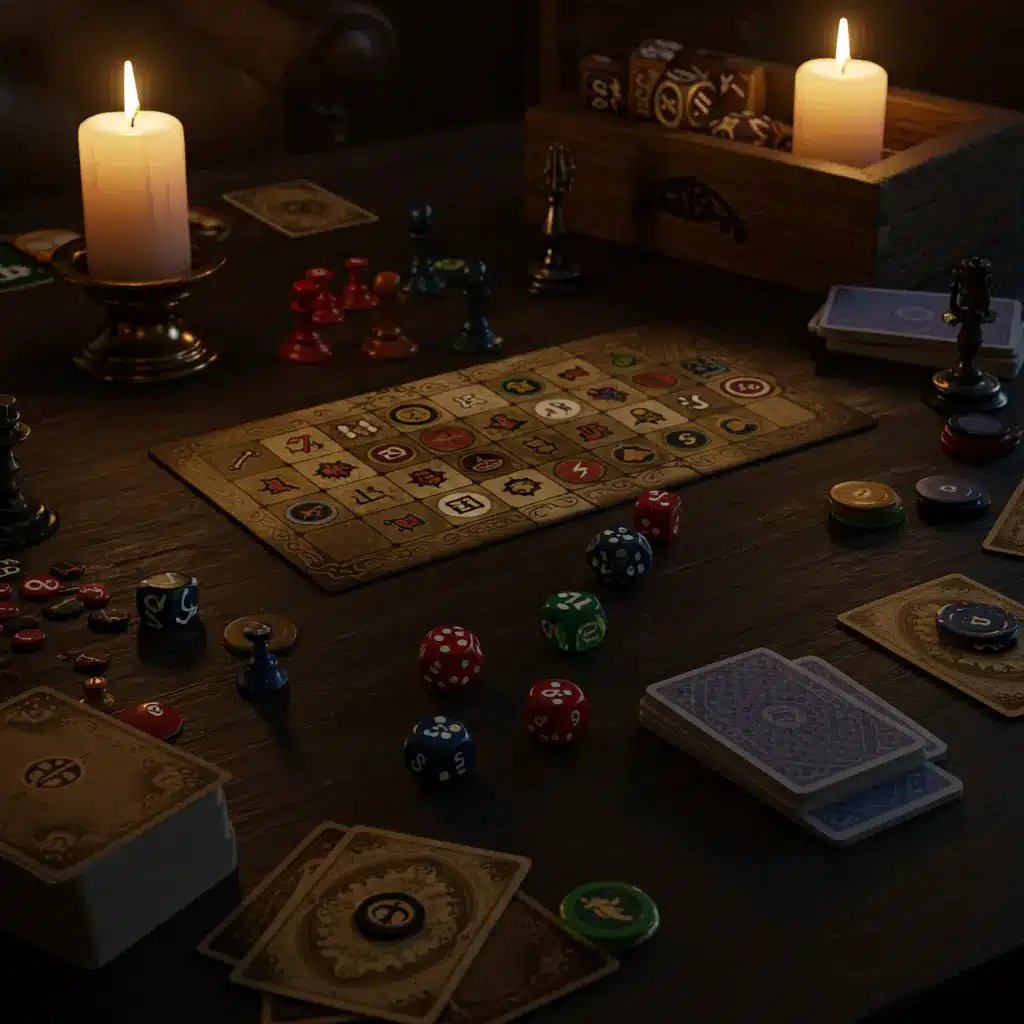 Imagen de juegos de mesa para la tarjeta de juegos